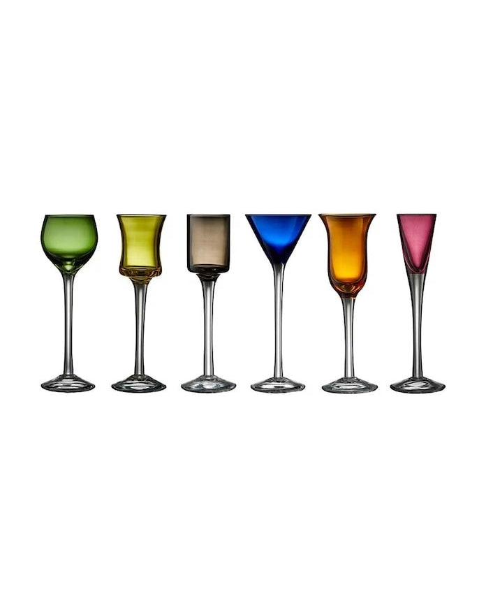 Lyngby Glas Aquavit Şarap Kadehi Seti (6 Parça)