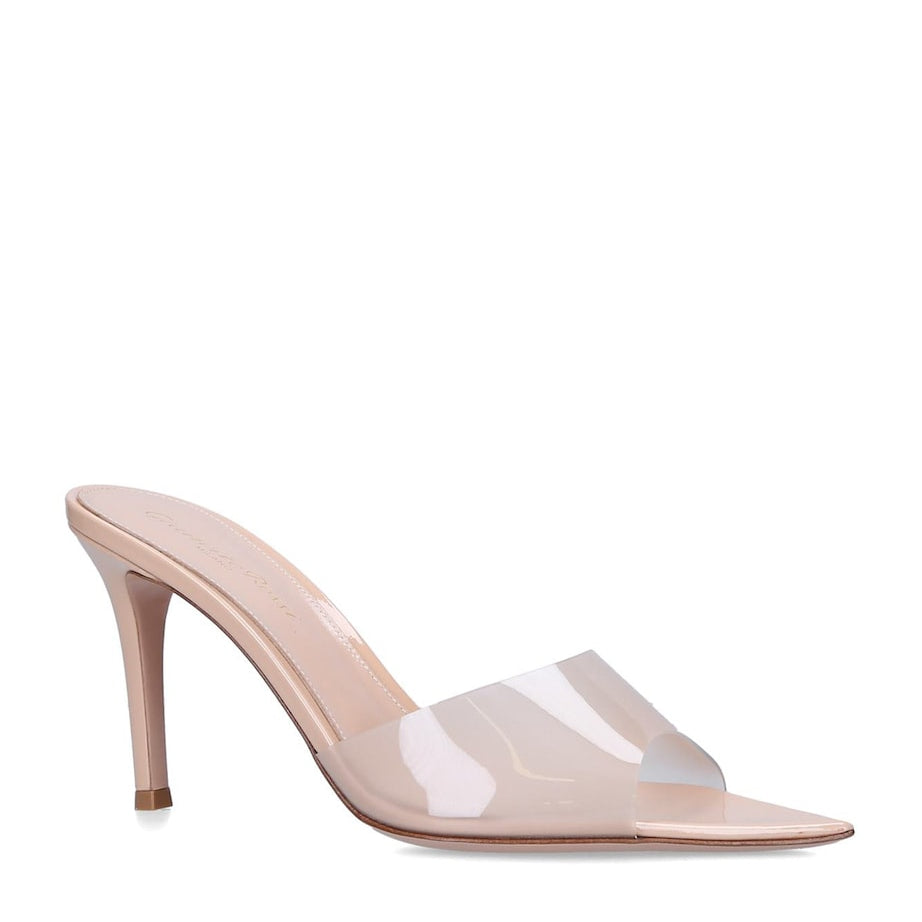 Gianvito Rossi Nude Elle Mules 105