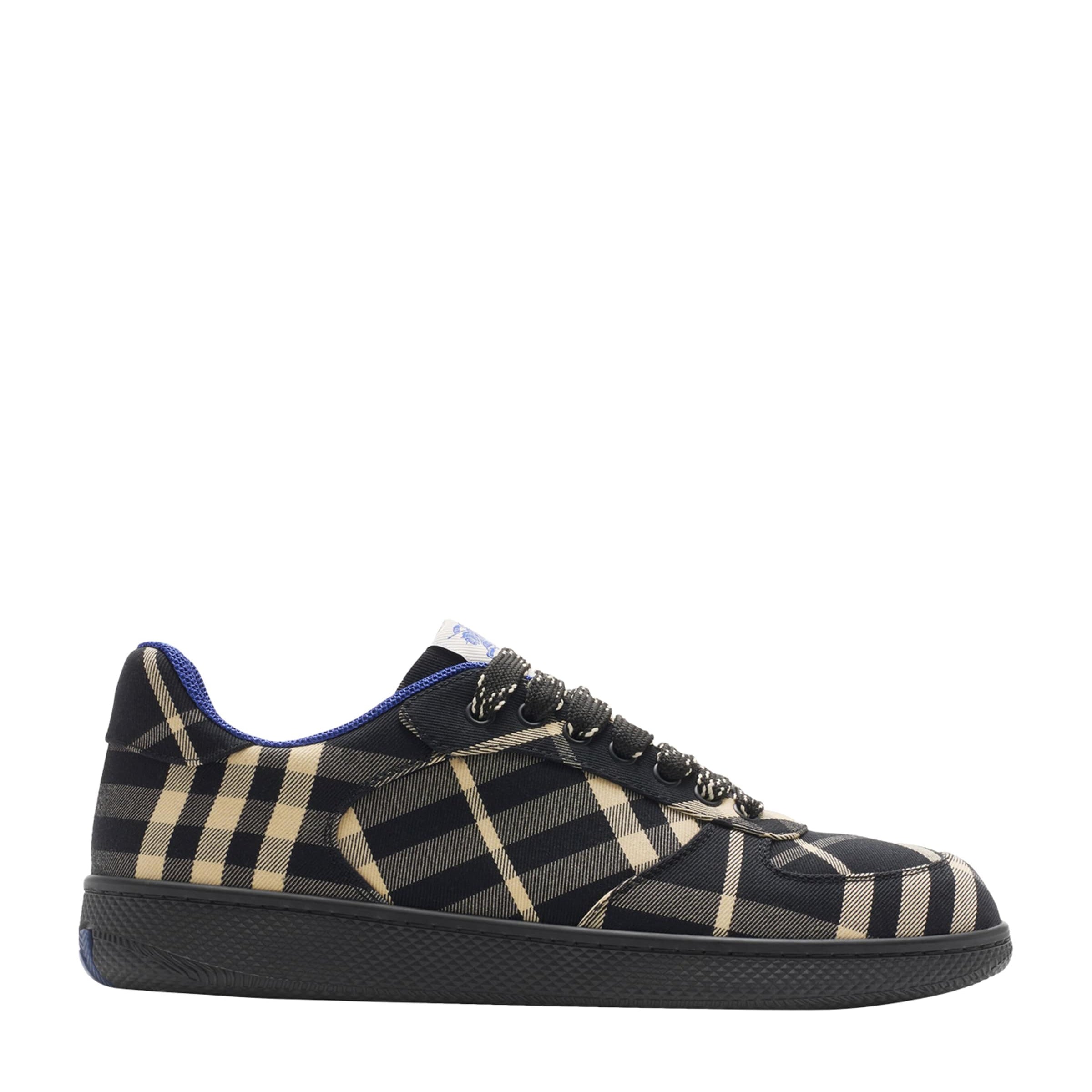 Burberry Black Check Terrace Sneakers