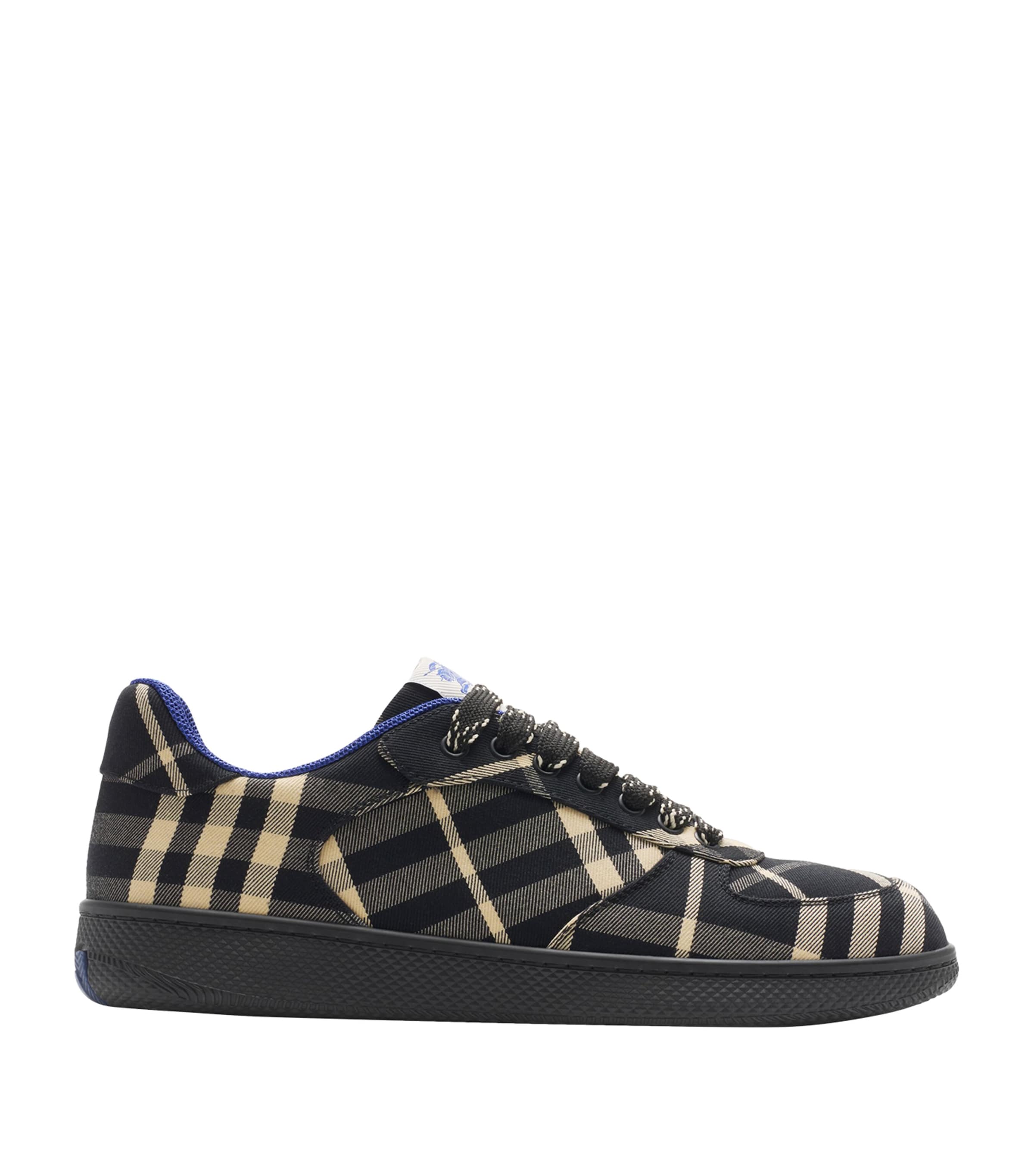 Burberry Black Check Terrace Sneakers