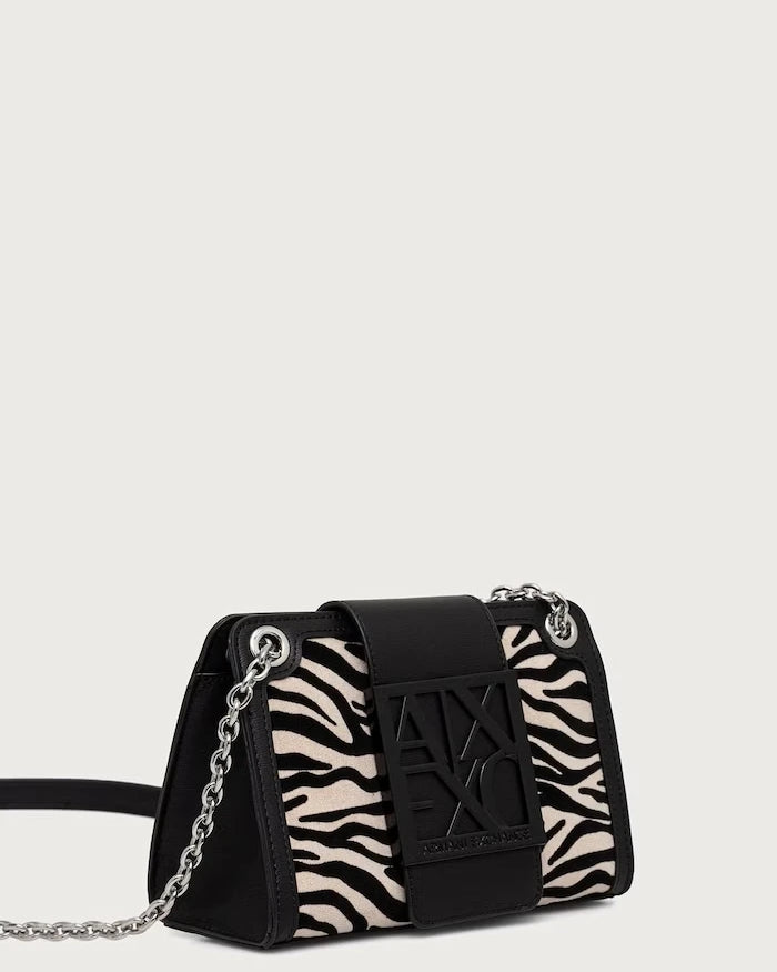 Armani Exchange suni süet kadın crossbody çanta