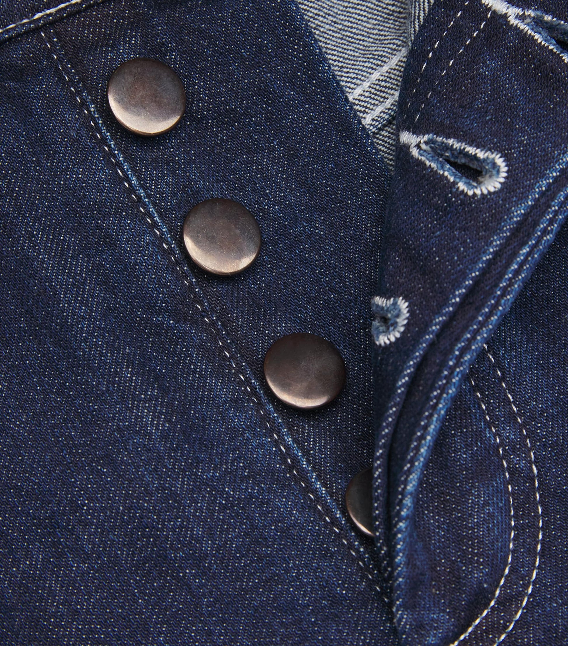 Liberowe Navy Straight Annie Jeans