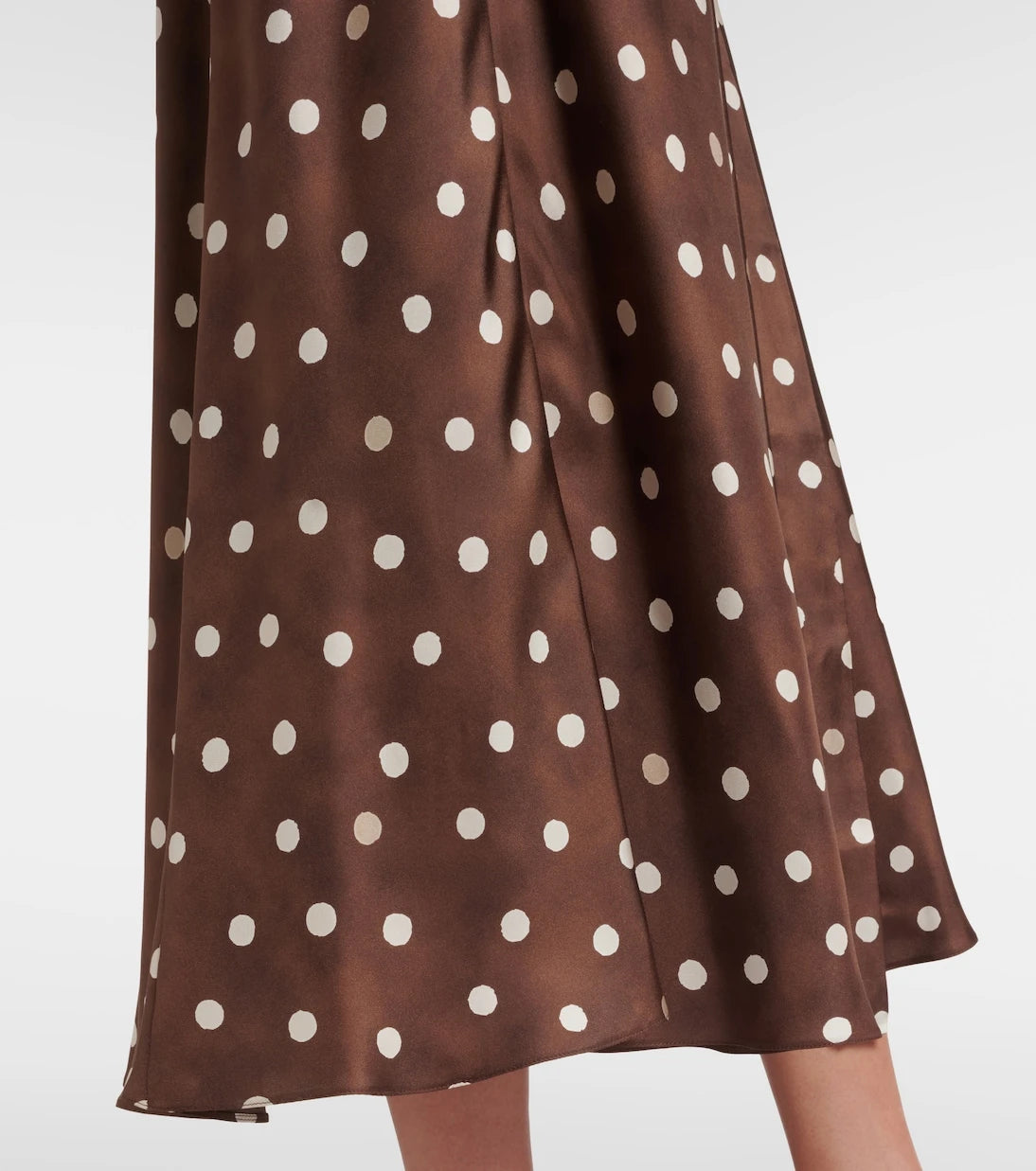 'S Max Mara - Martina polka-dot silk midi dress