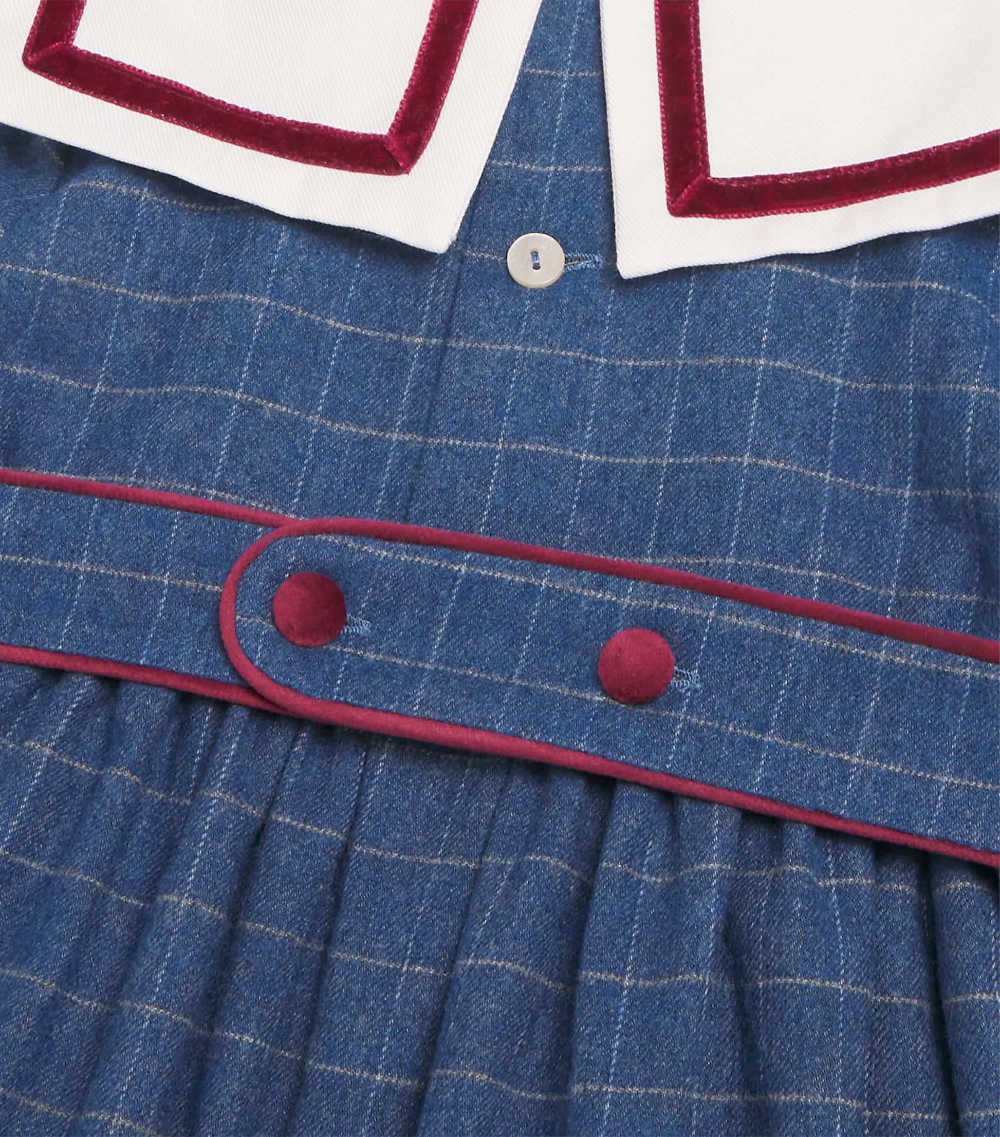 PEPA LONDON Check Collared Dress (18 Months-4 Years)