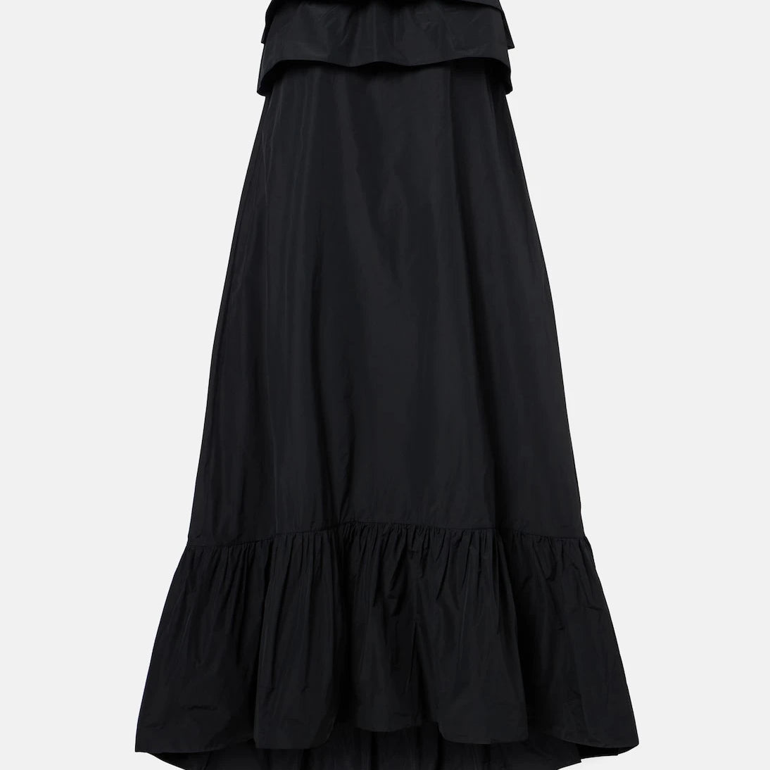 Saint Laurent - Tiered canvas cocktail dress