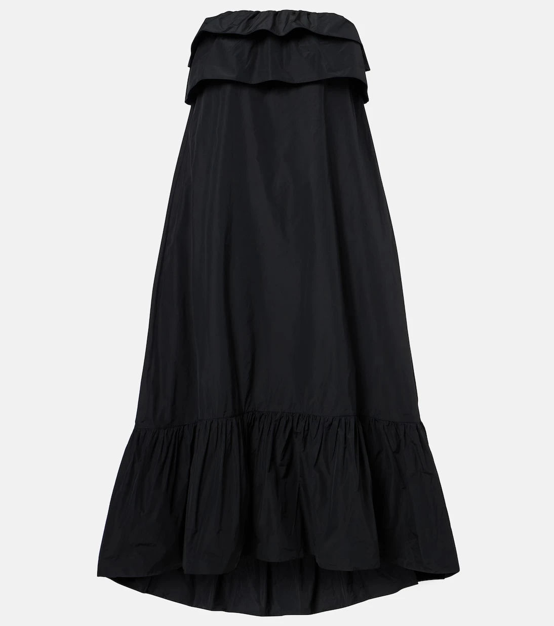 Saint Laurent - Tiered canvas cocktail dress