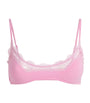 Skims Pink Lace-Trim Fits Everybody Scoop-Neck Bralette