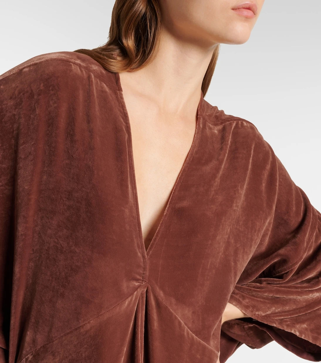 Rick Owens - Tommykite gathered jersey gown