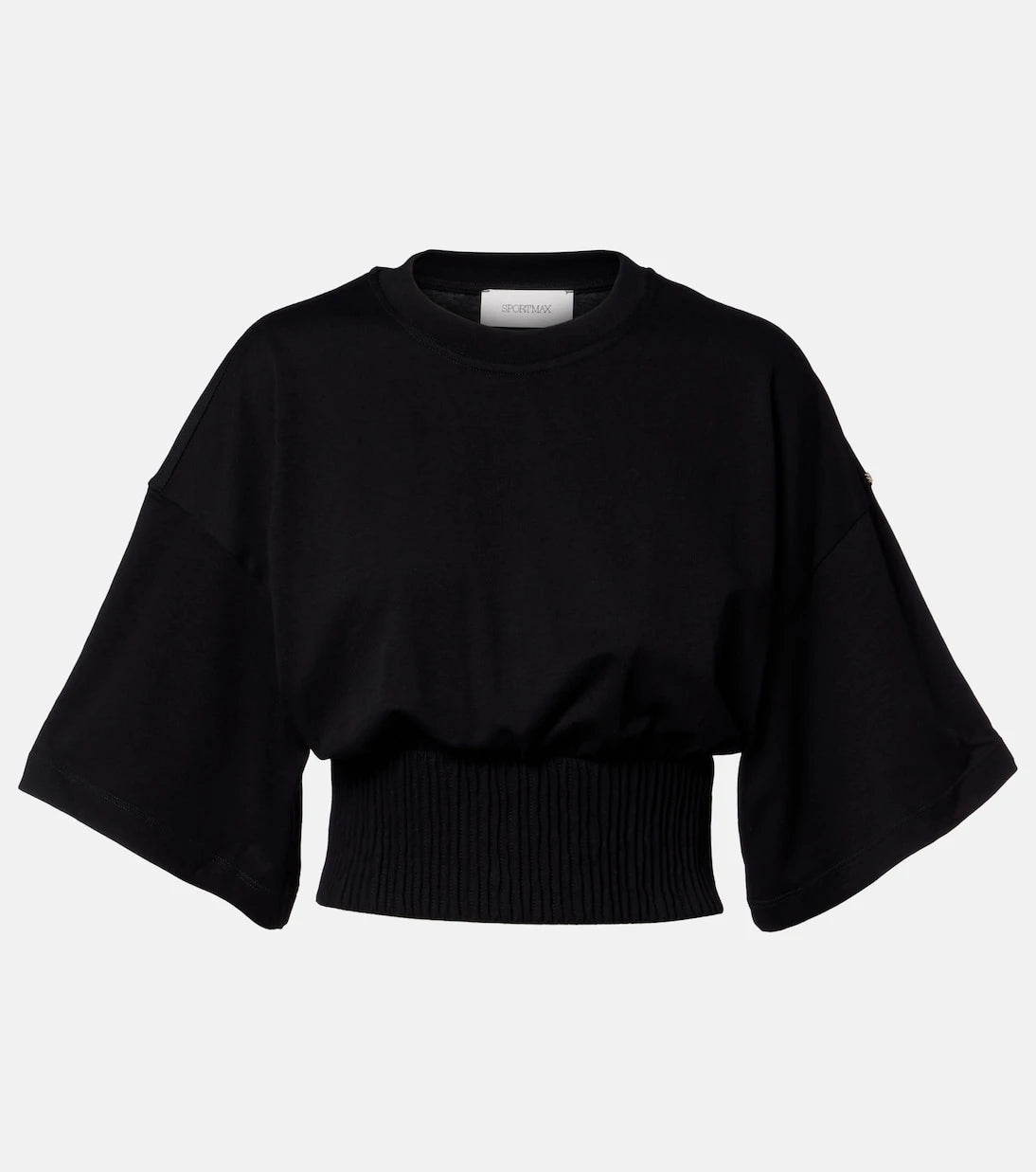 Sportmax - Fosco cotton jersey top