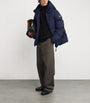 Canada Goose Blue Down EnduraLuxe Packable Crofton Puffer Jacket