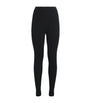 Max Mara Black Wool-Blend Rib-Knit Leggings