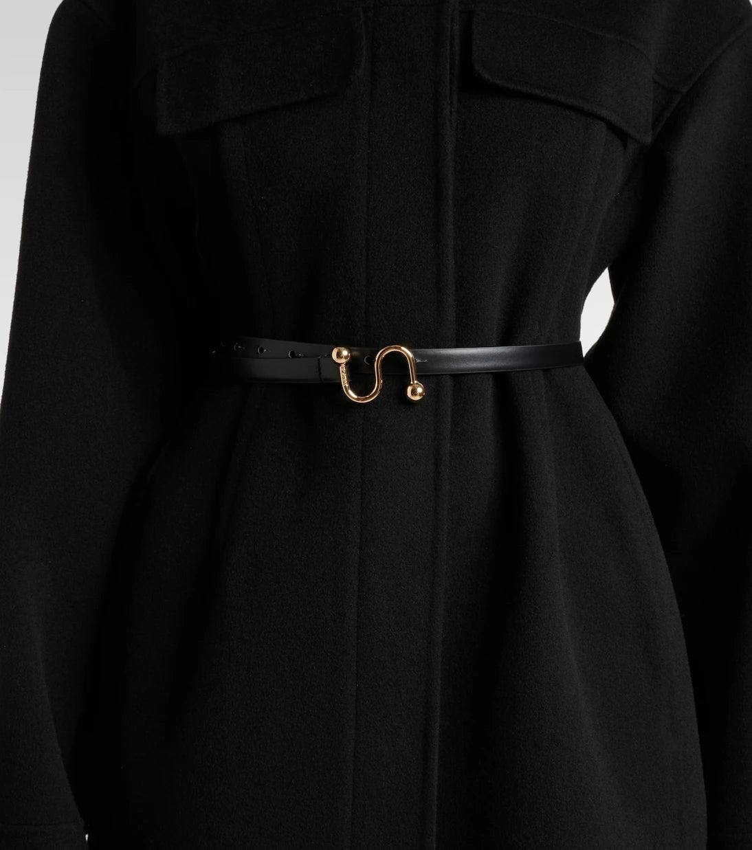 Sportmax - Olio virgin wool coat