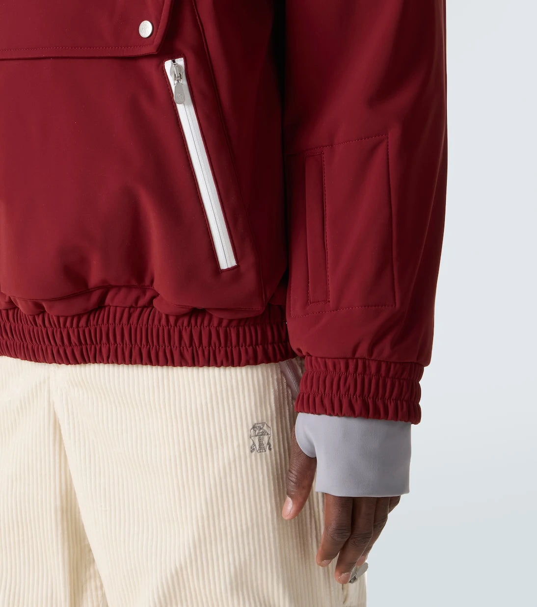 Brunello Cucinelli - Half-zip ski jacket