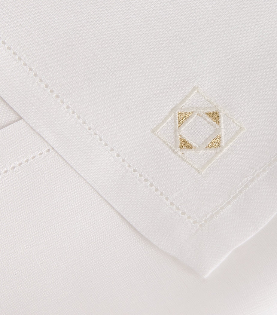 Linen Embroidered Liri Napkin (45cm x 45cm)