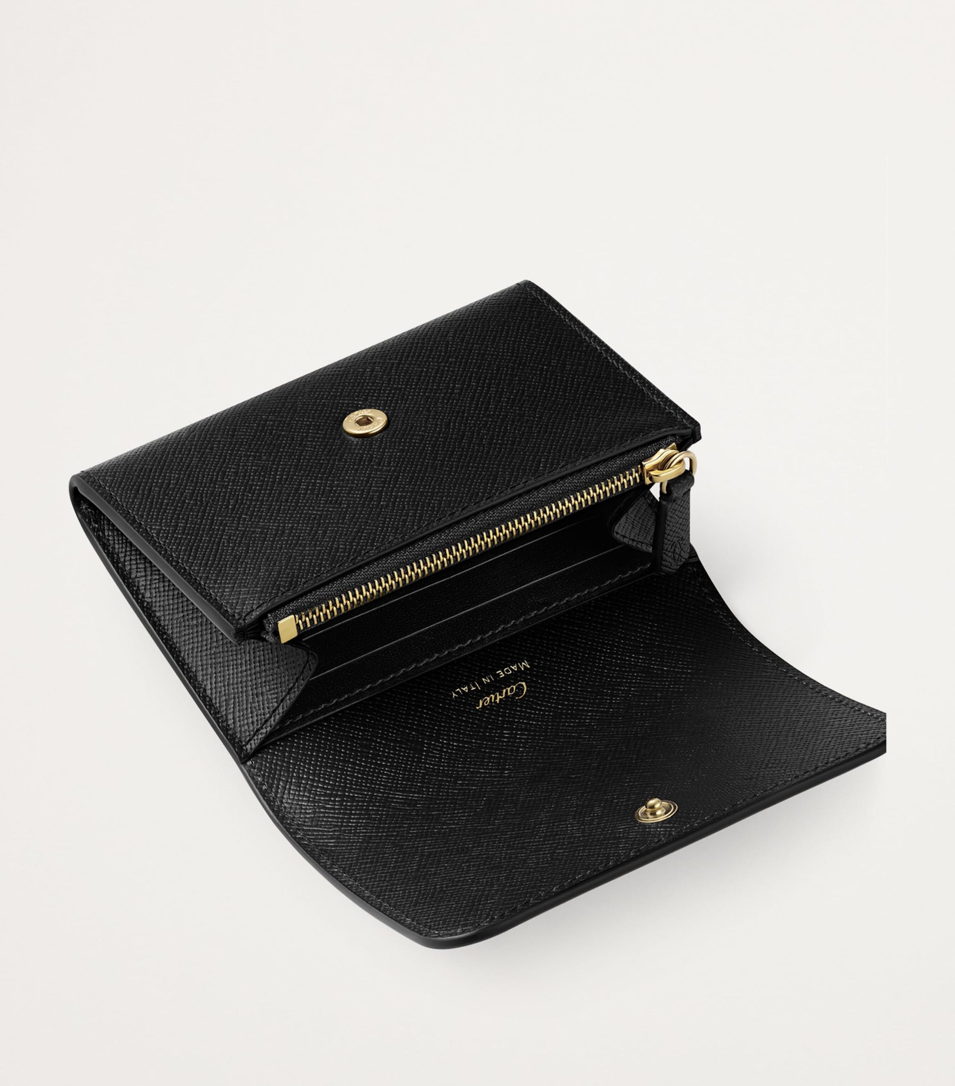 Cartier Black Mini Leather C de Cartier Wallet