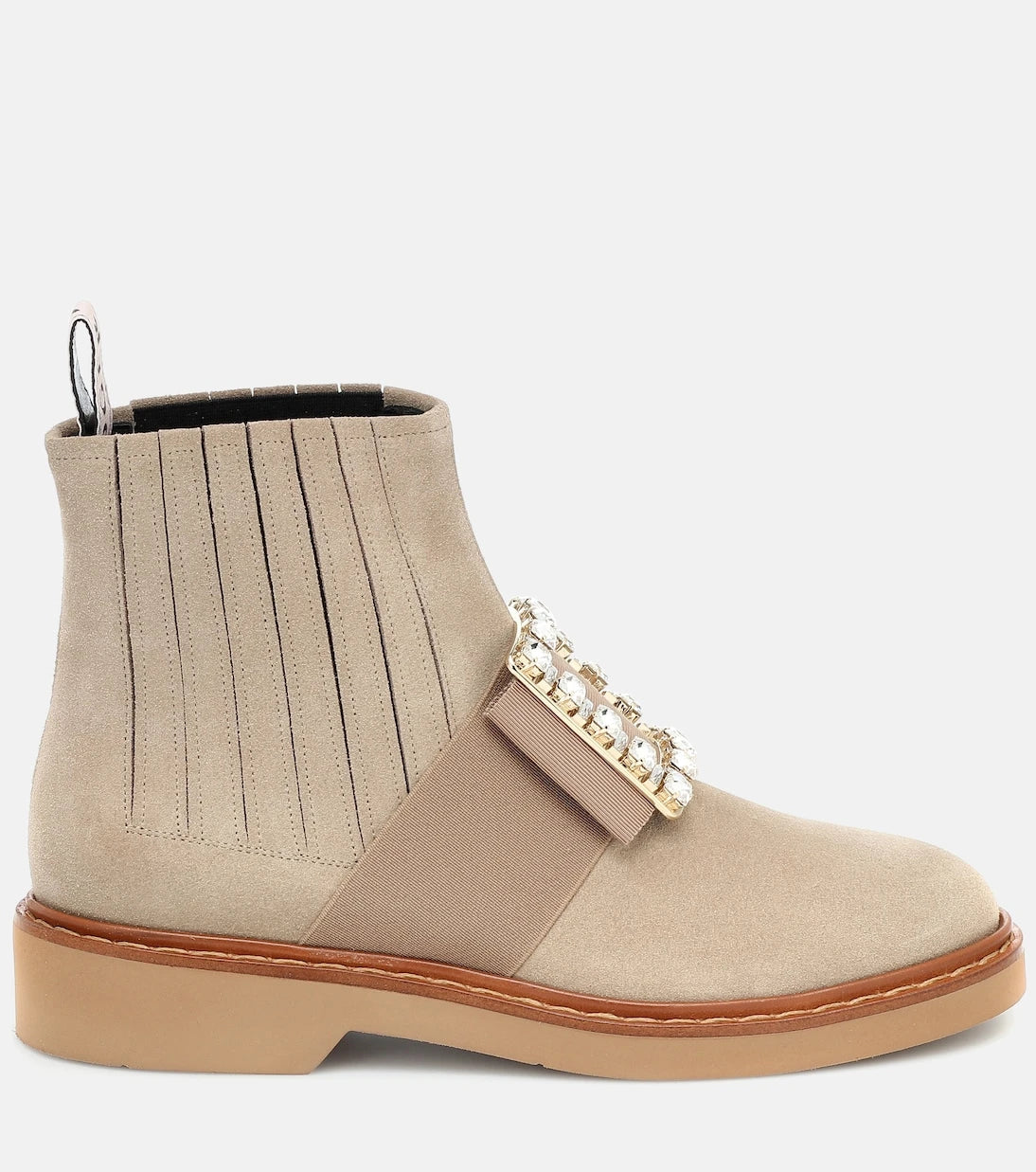 Roger Vivier - حذاء الكاحل Viv’ Rangers من الشامواه