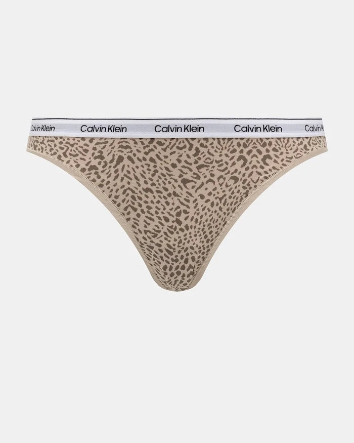 Calvin Klein Underwear kadın pamuklu elastan bikini 3'lü