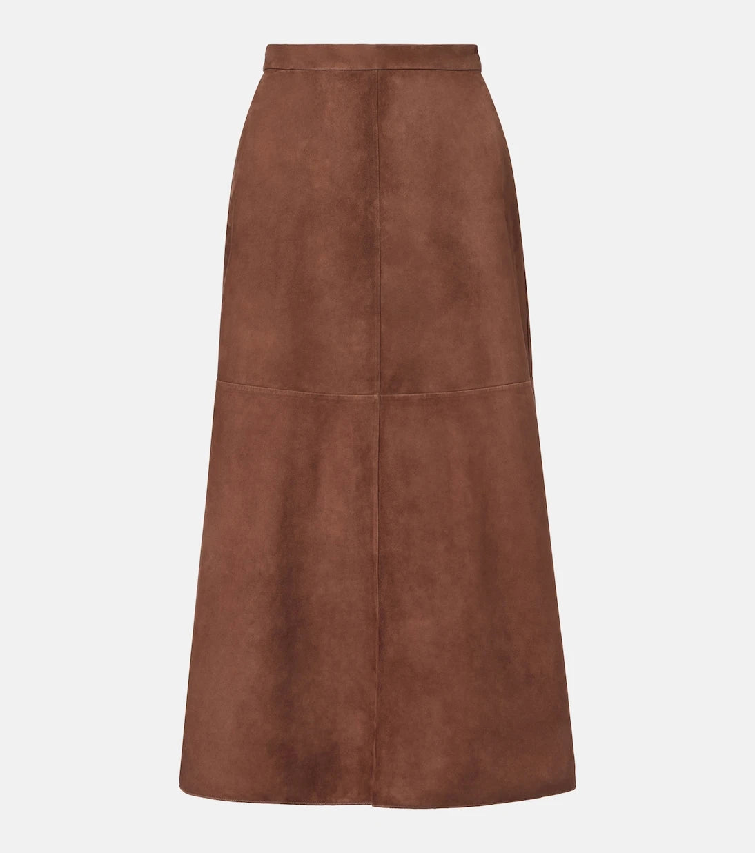'S Max Mara - Suede midi skirt