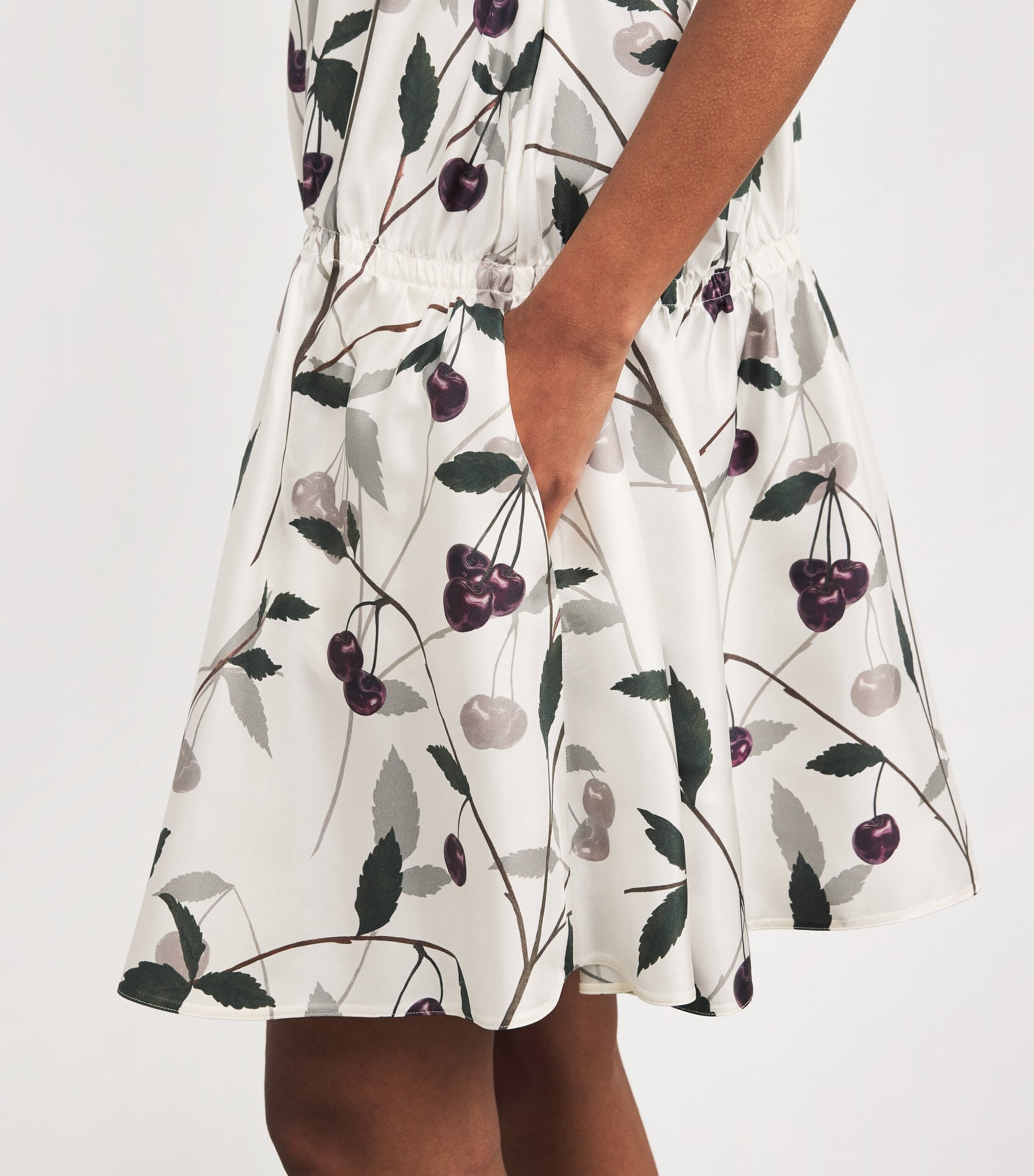 Stella McCartney Multi Silk High Summer Cherry Mini Dress