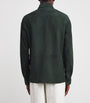Suede Barron Overshirt EQUINE GREEN