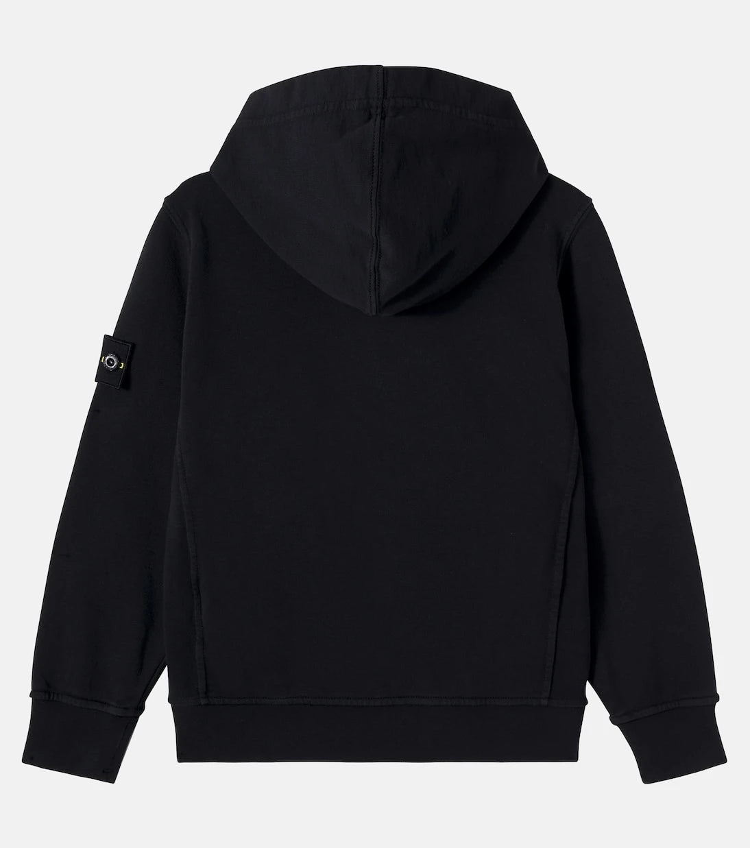 Stone Island Junior - Compass cotton jersey zip-up hoodie