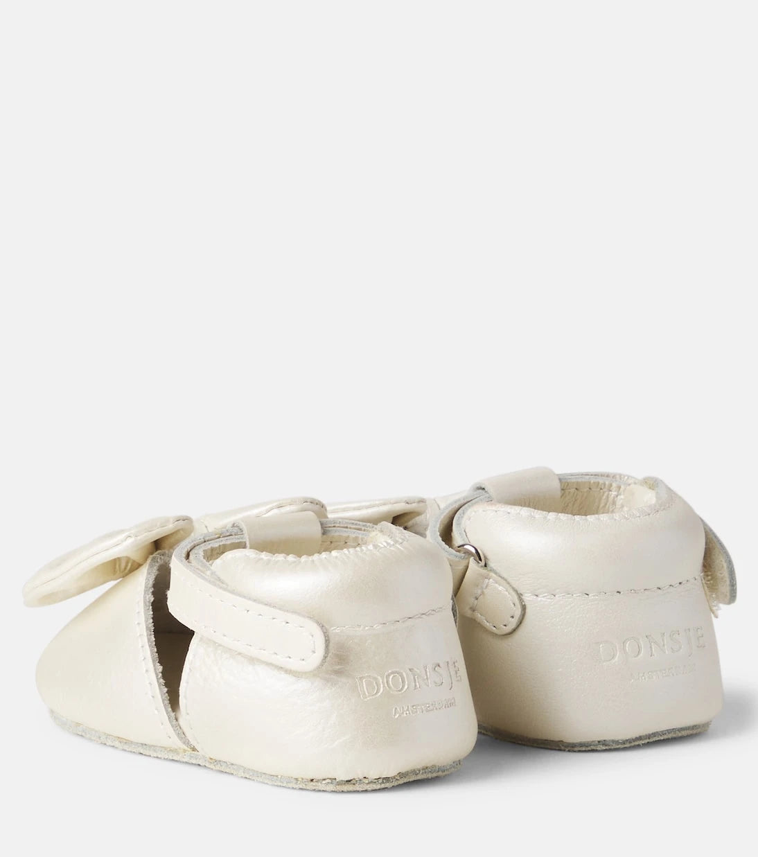 Donsje - Baby Meau bow-detail leather sandals