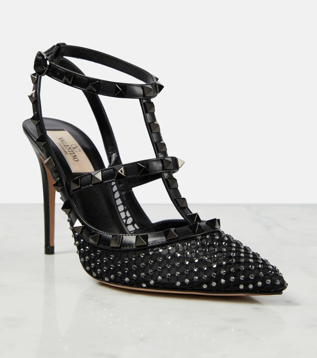 Valentino Garavani - Rockstud 100 leather pumps
