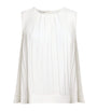 Pleated Sleeveless Top