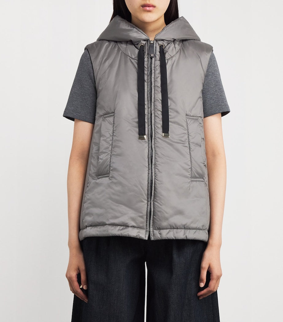 Max Mara Grey Water-Repellent Gilet