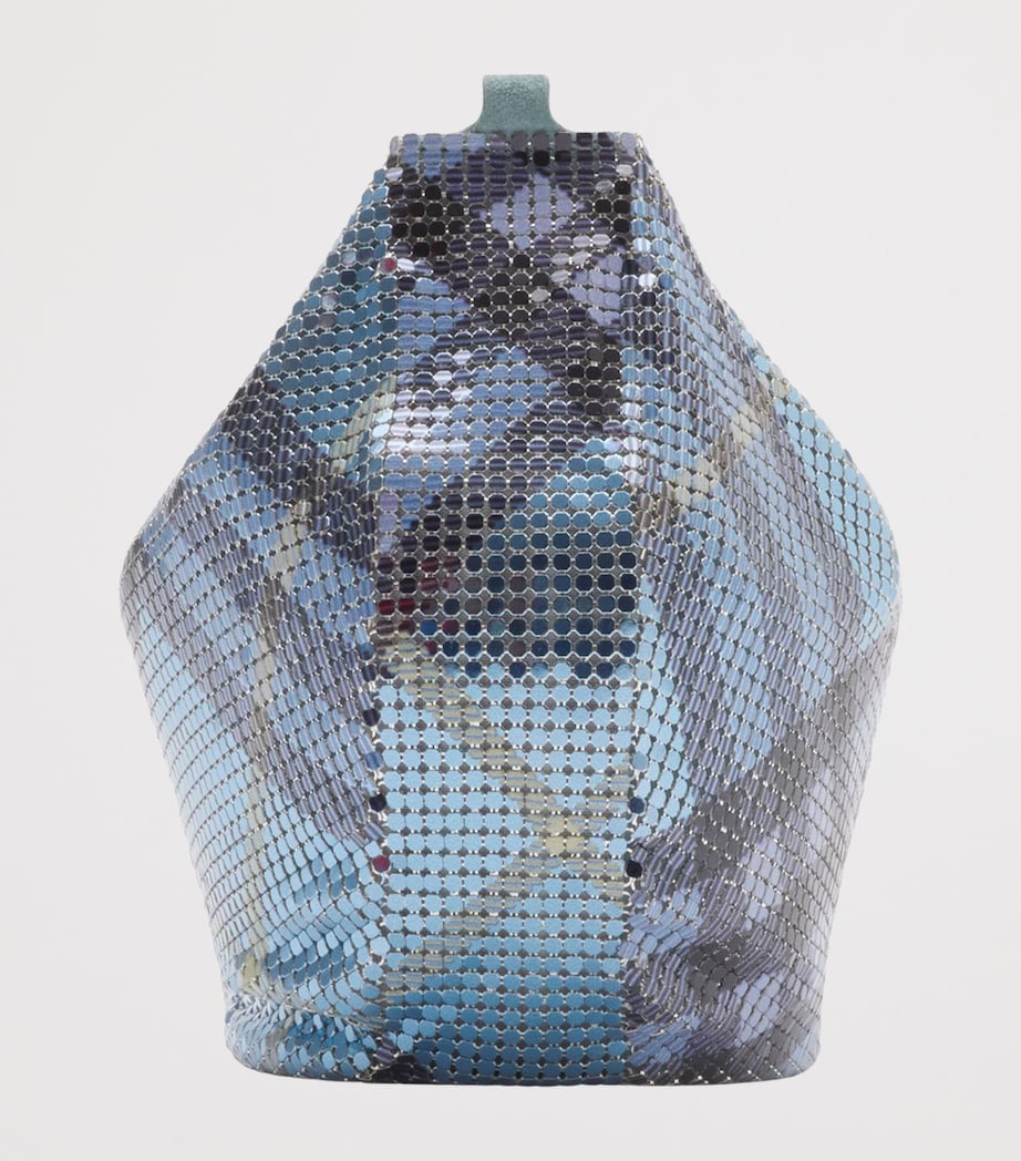 Blue Chainmail Shoulder Bag