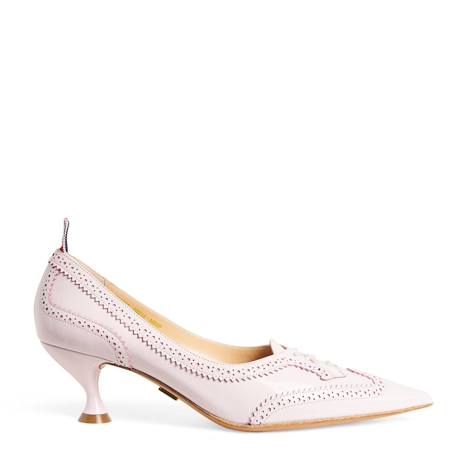 Patent Leather Wingtip Pumps 50