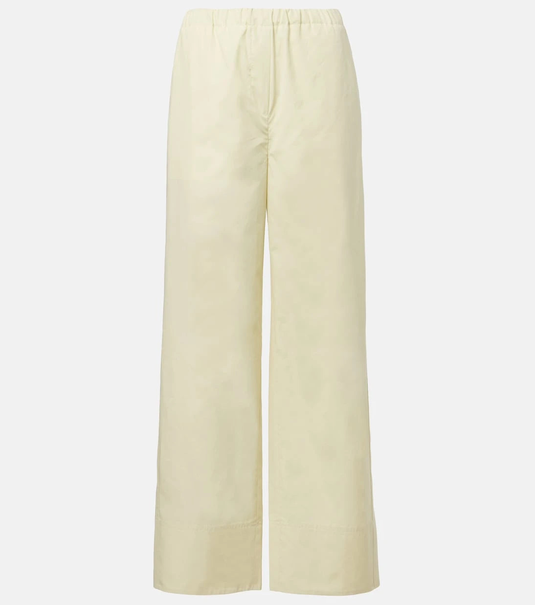 Toteme - Cotton poplin wide-leg pants