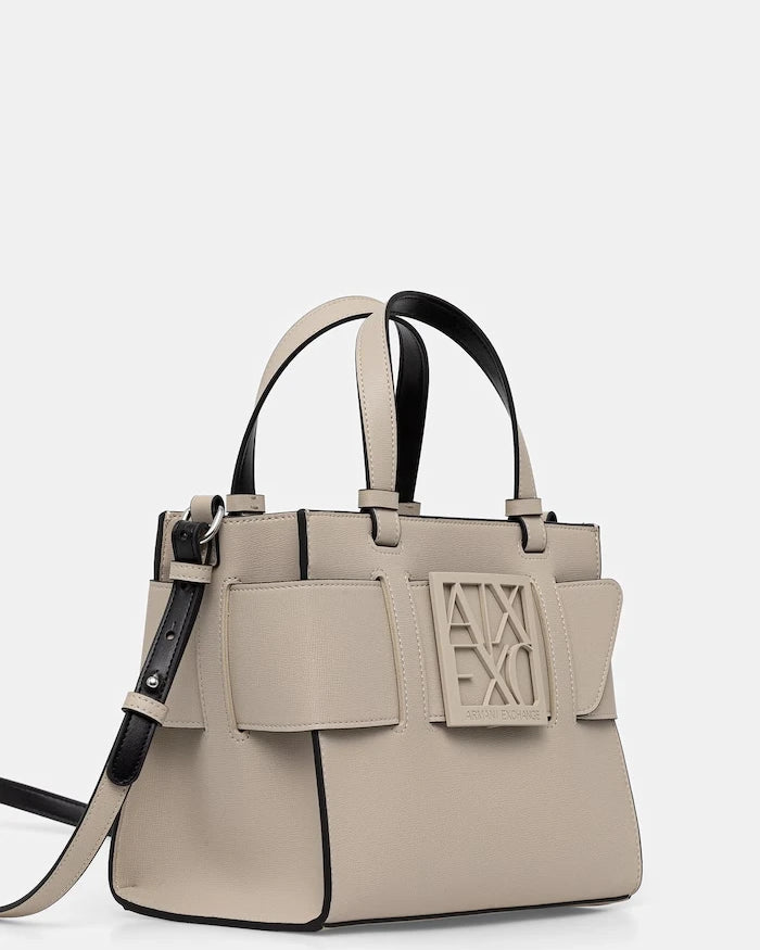 Armani Exchange kadın çantası, suni deriden