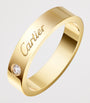 Yellow Gold and Diamond C de Cartier Wedding Ring