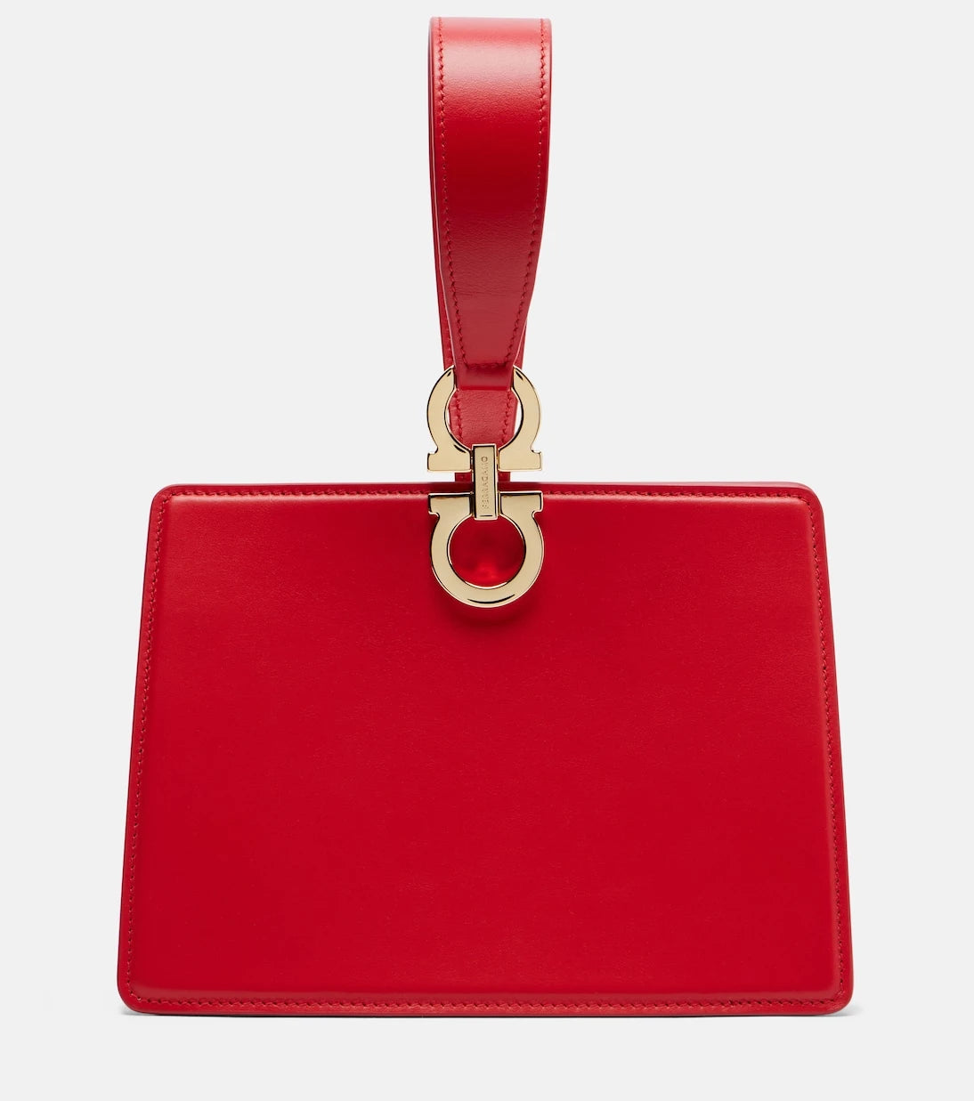 Ferragamo - Gancio Mini leather top-handle bag