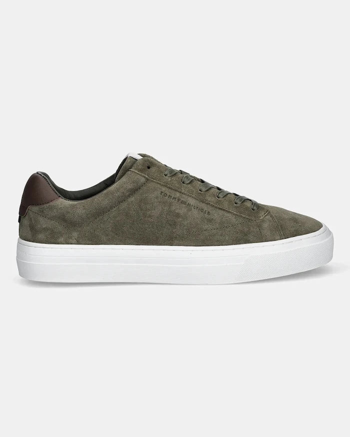 Велурени маратонки Tommy Hilfiger PREMIUM DRESS CUPSOLE SUEDE
