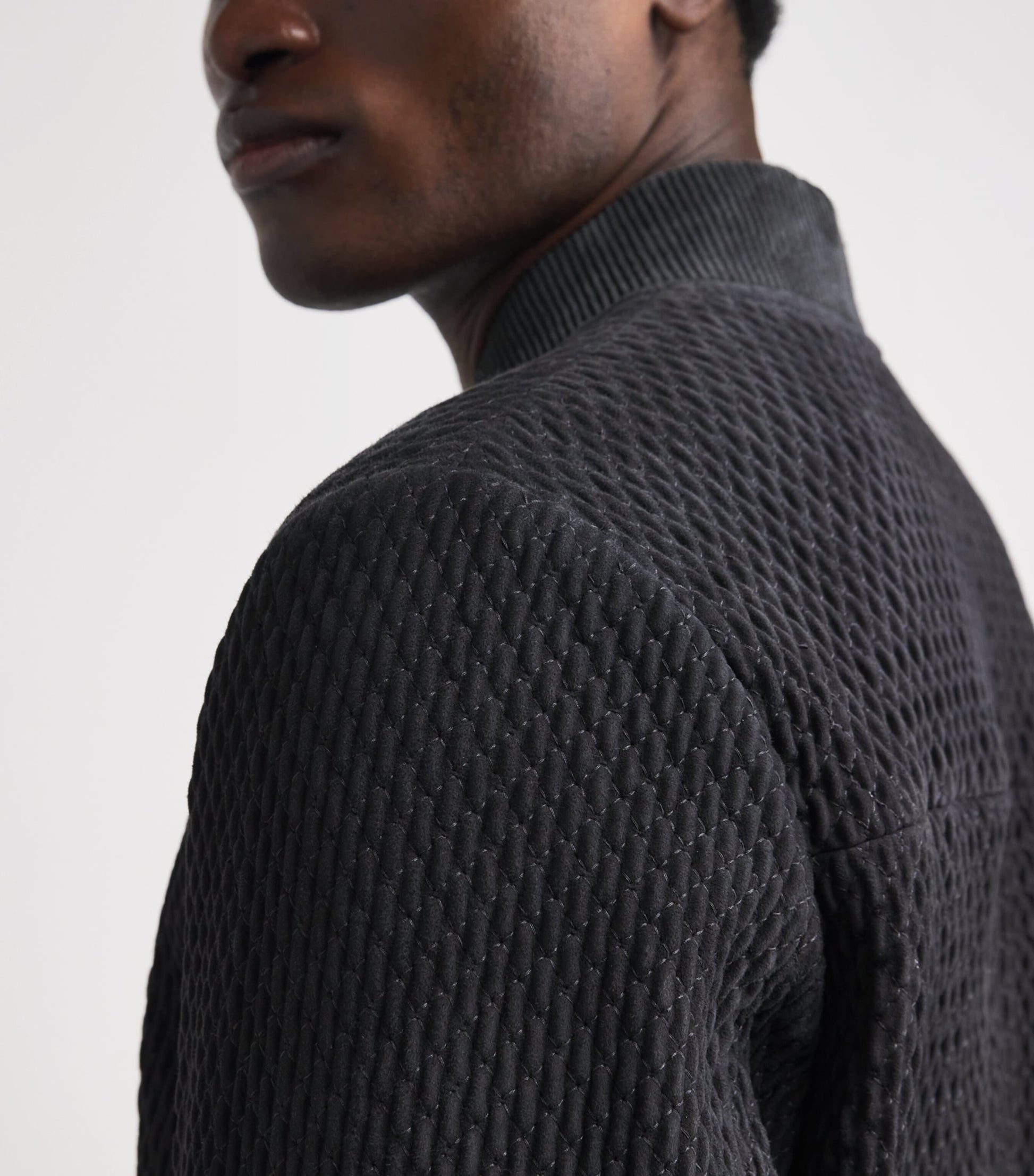 Black Goat Suede Jacket