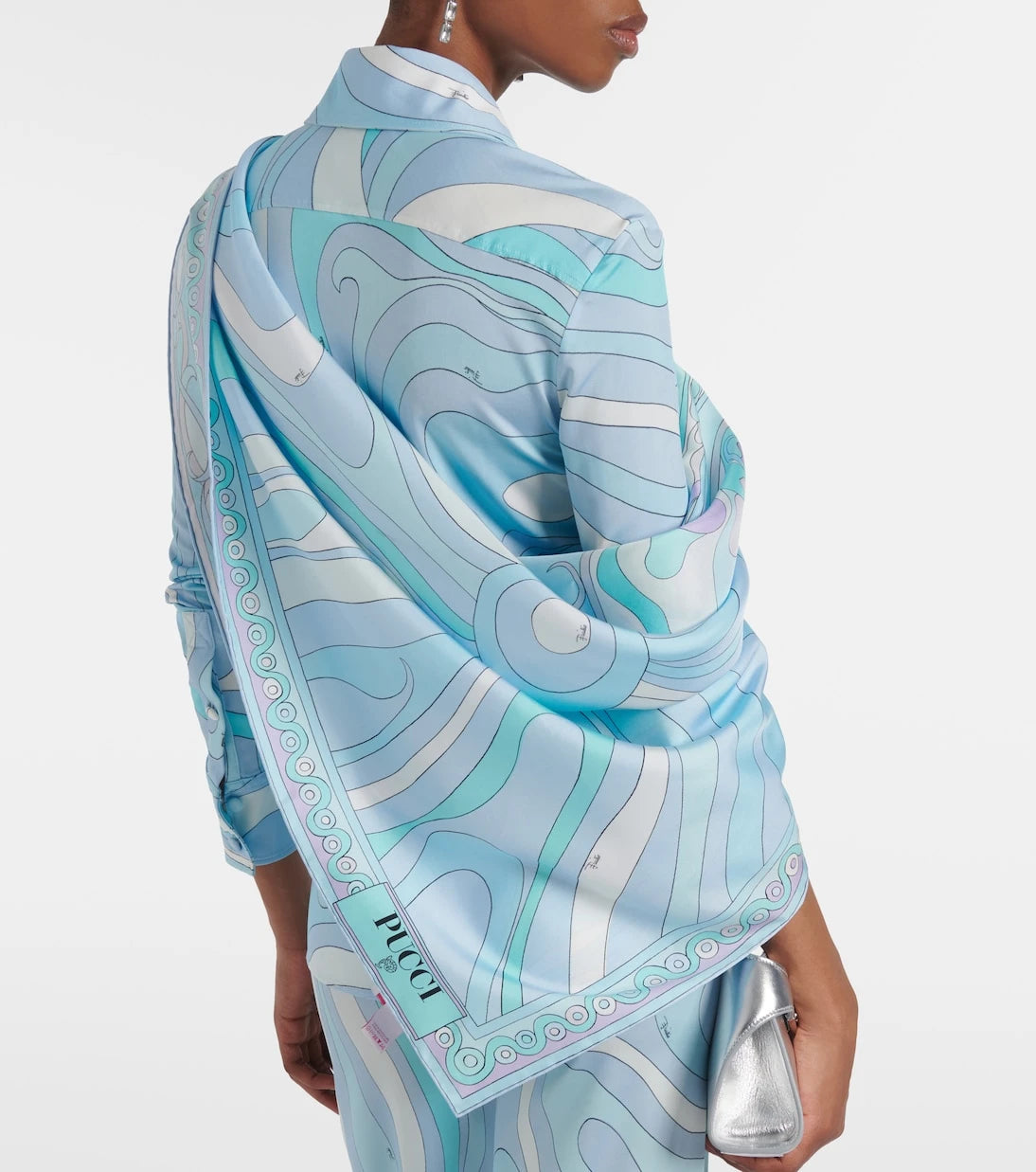 Pucci - Orchidee silk twill scarf