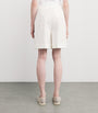 Cotton-Blend Darted Shorts BIANCO