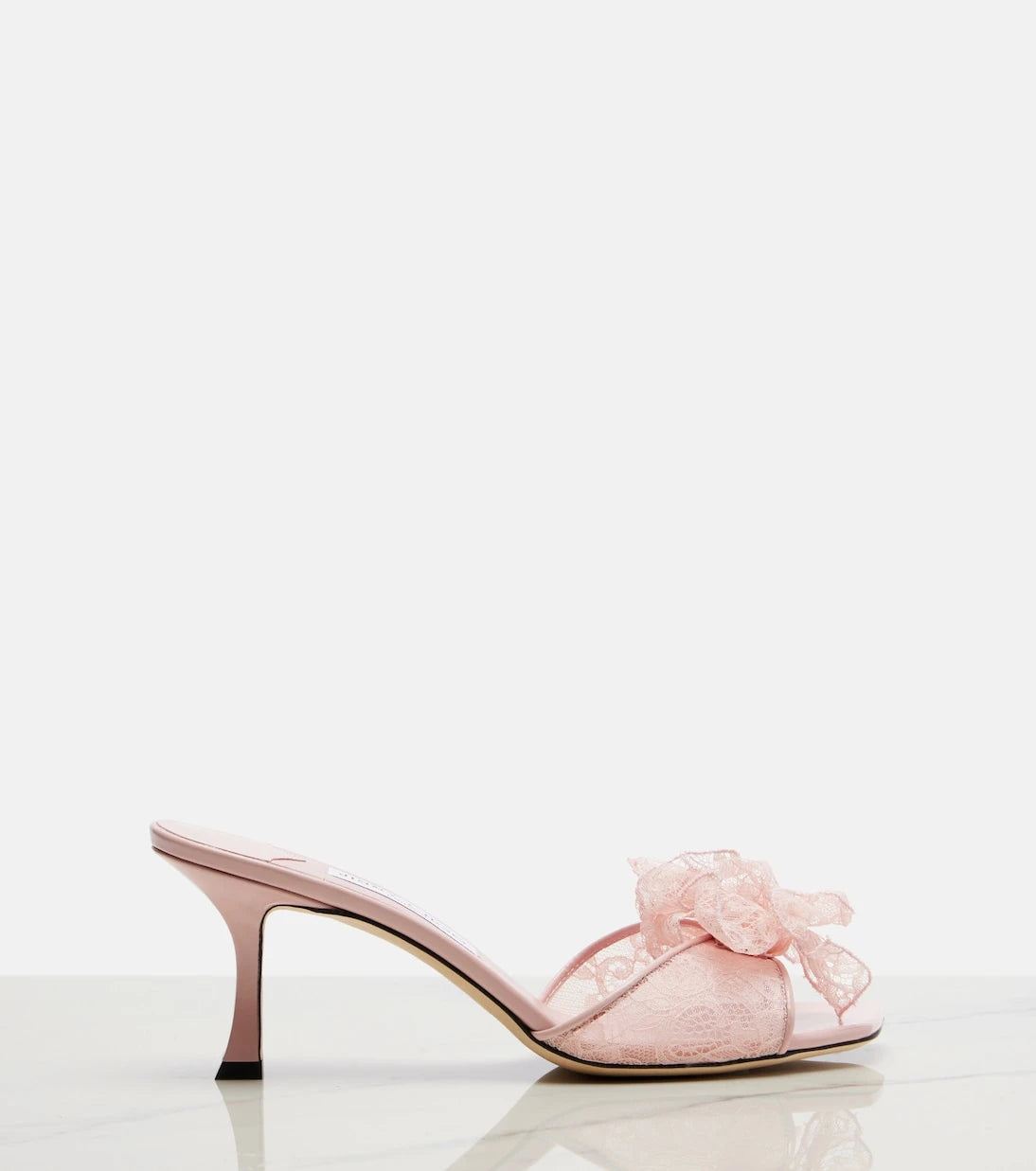 Jimmy Choo - Skye Corsage floral-appliqué lace mules