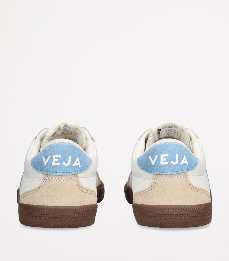 Veja Blue Leather Volley Sneakers