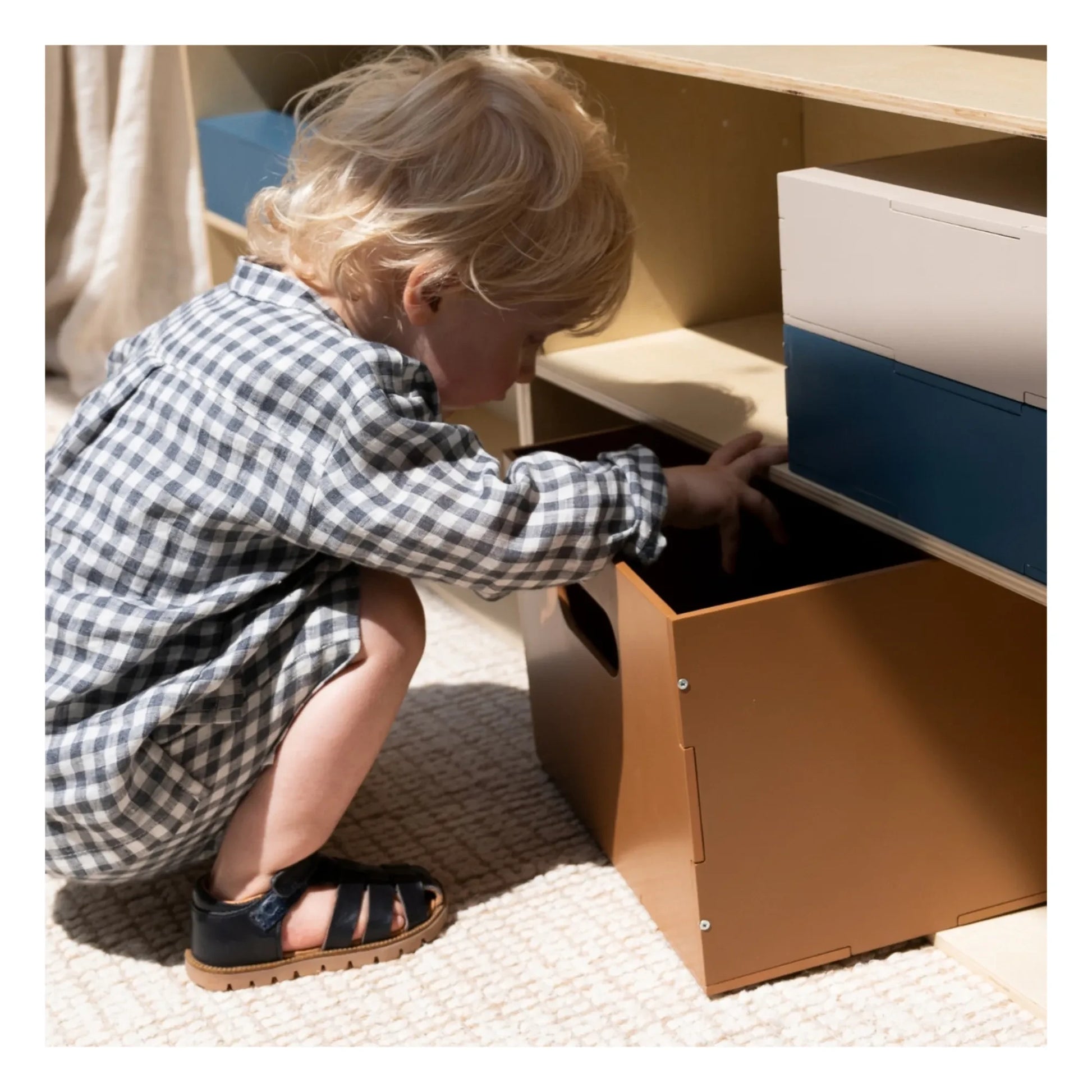 Nofred - Wooden storage box | Brown