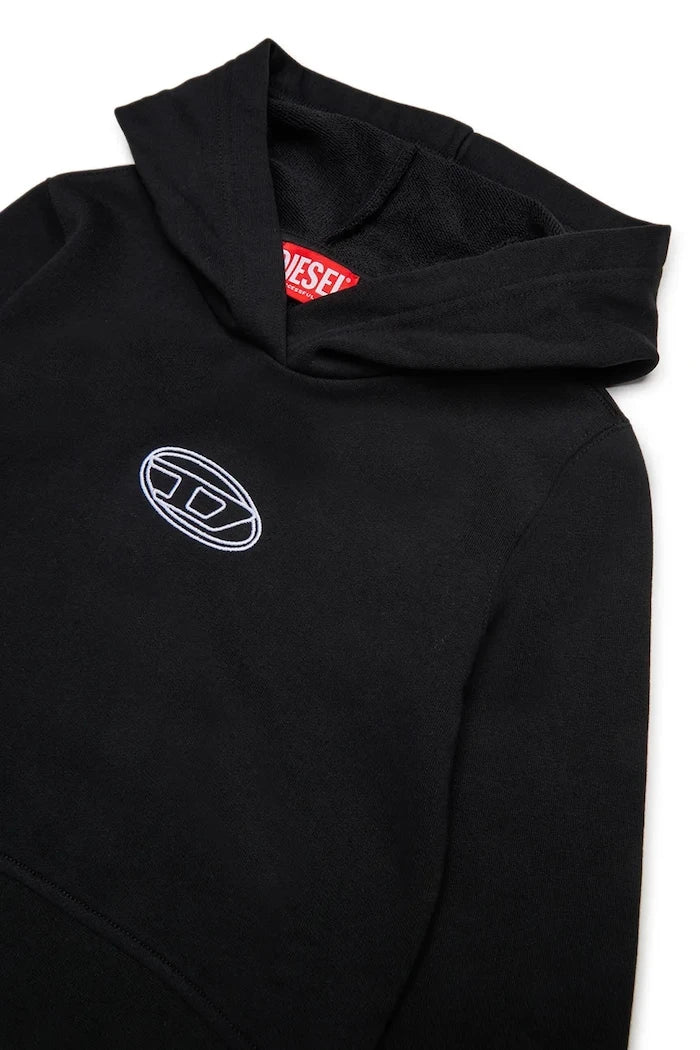 Diesel SASYHOOD SWEAT-SHIRT Çocuk Pamuklu Sweatshirt
