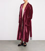 Velvet Silk-Lined Robe MAUVE