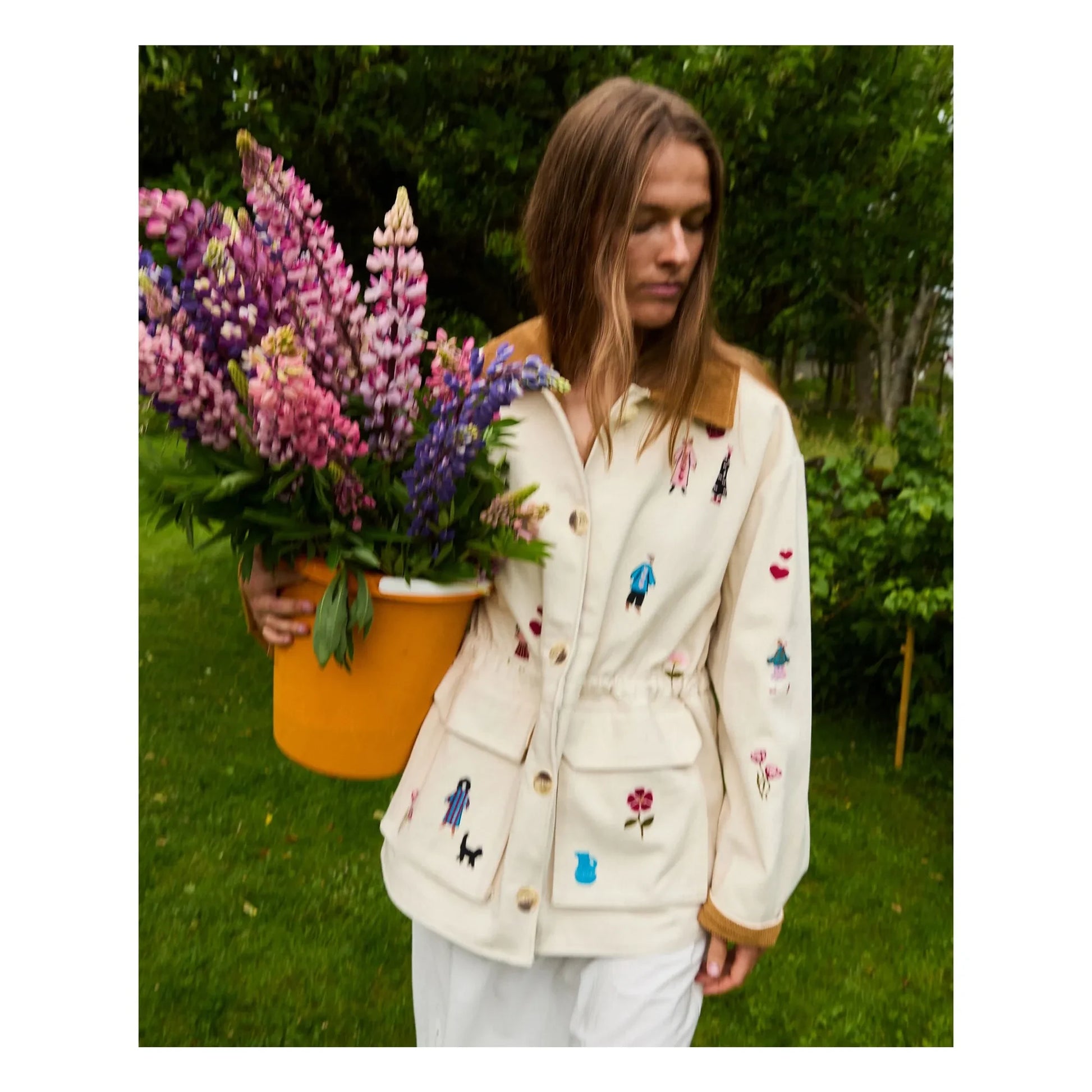 SISSEL EDELBO - Cara Organic Cotton Jacket | Ecru