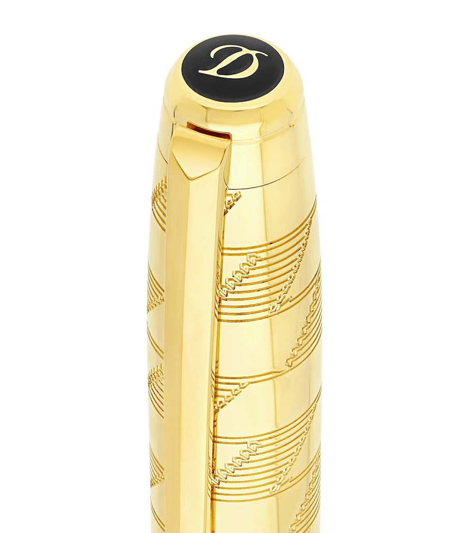 Line D Eternity Monogram 1872 Ballpoint Pen GOLD