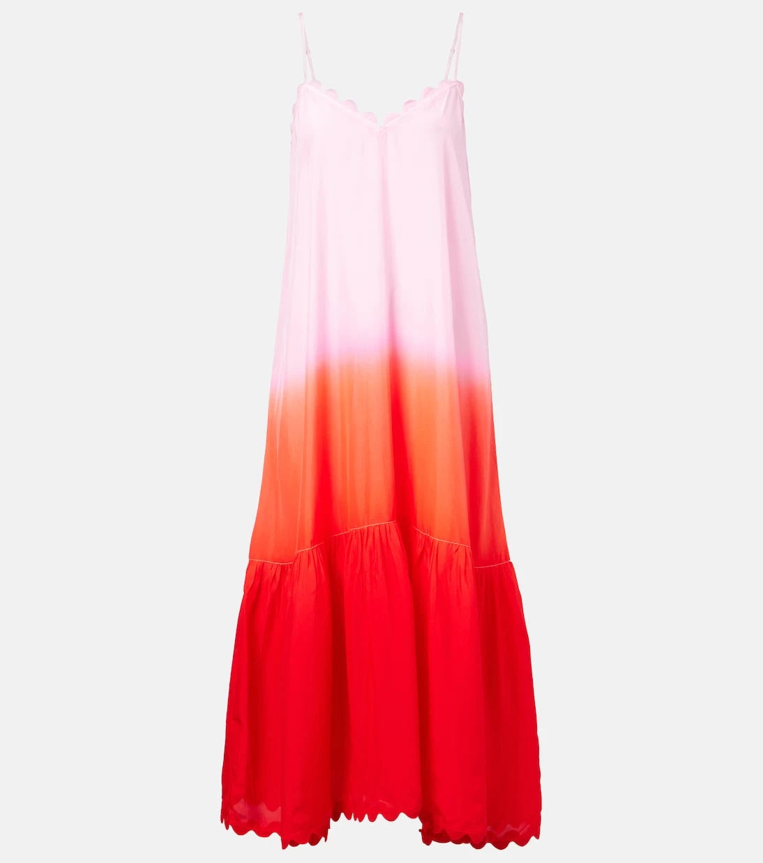 Juliet Dunn - Ombré silk midi dress