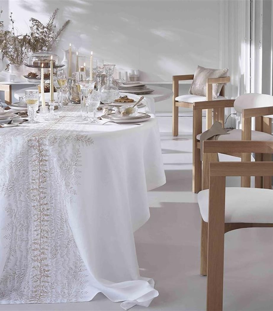 Alexandre Turpault Linen Fossile Tablecloth (170cm x 250cm)