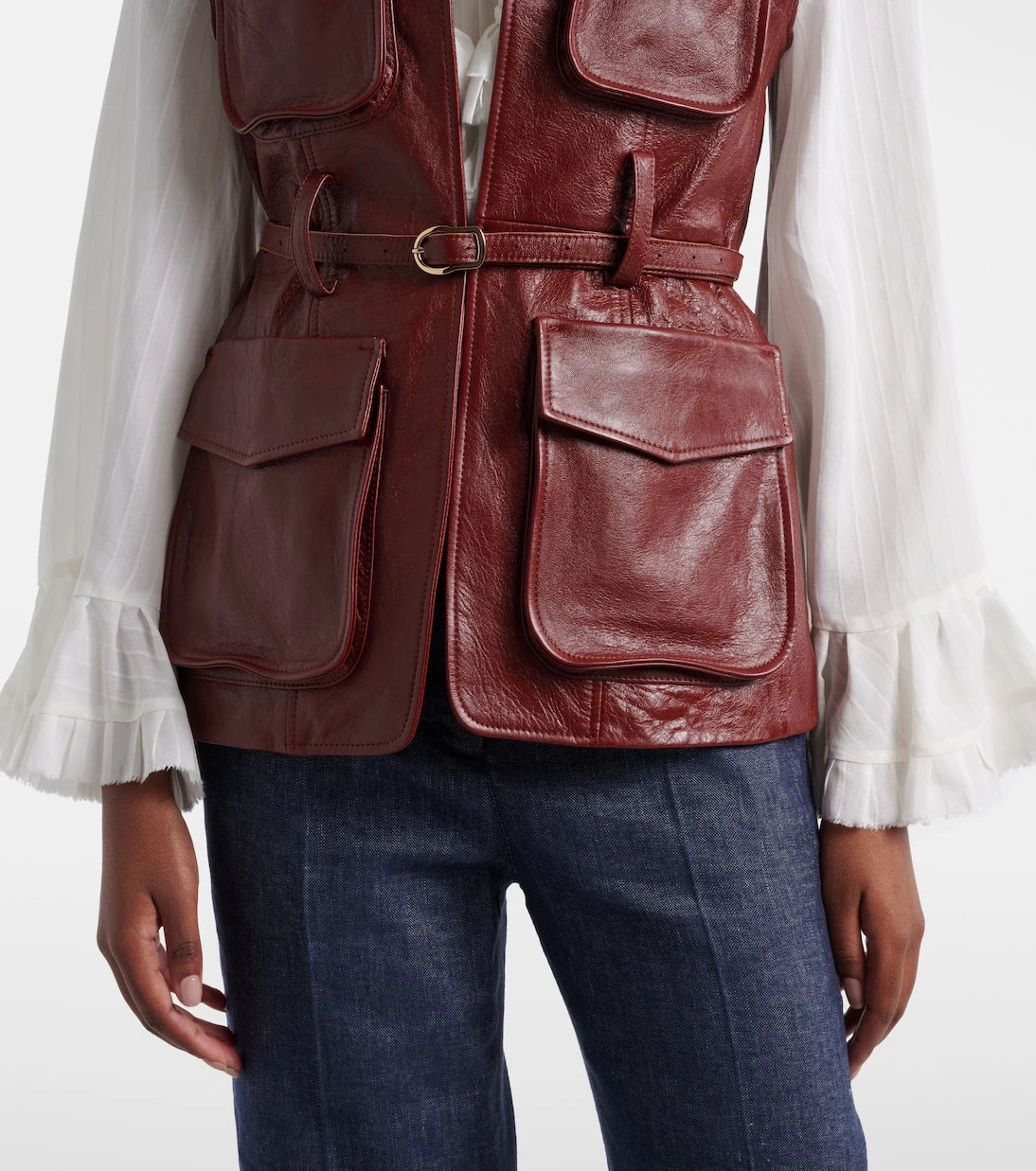 Dorothee Schumacher - Broken Shine leather vest
