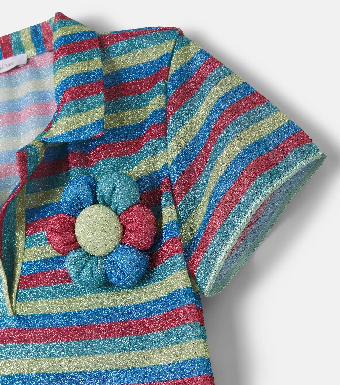 Oséree Kids - Osemini Lumière striped polo shirt